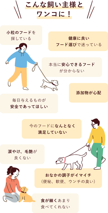 こんな飼い主とワンコに！