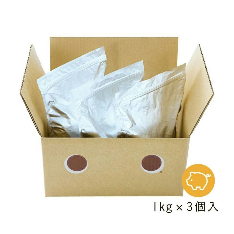 ドットわん　豚ごはん1kg✖️3袋セット 豚ごはん3kg｜ドッグフードのまとめ買いならドットわん公式通販