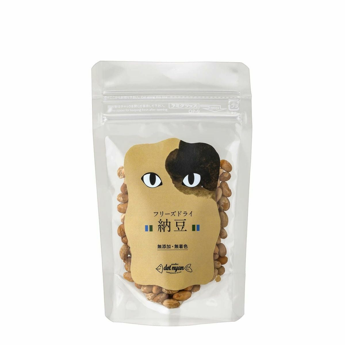 公式通販】ドットにゃん フリーズドライ納豆 20g｜猫用自然食