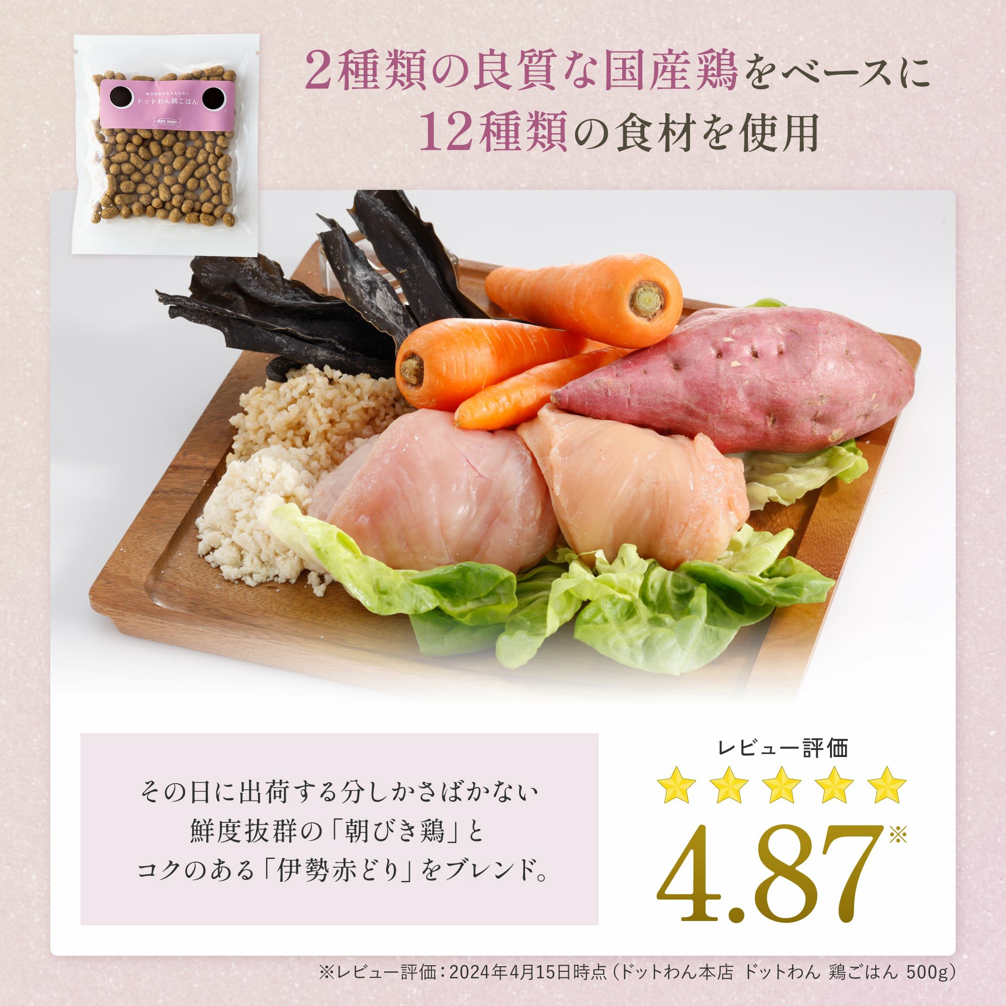 ごはんおためしセット｜ドッグフードの初回お試しはドットわん｜公式