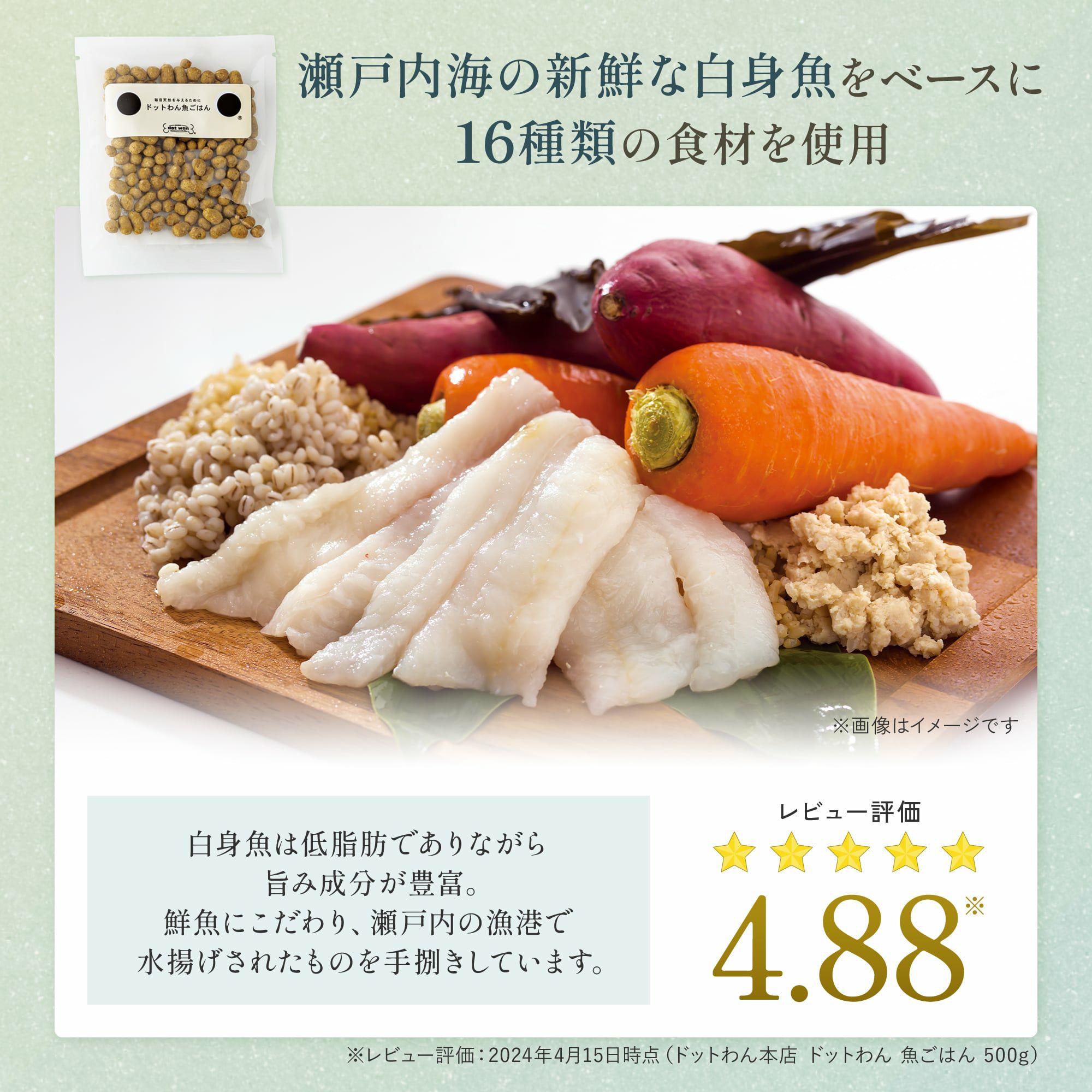 ごはんおためしセット｜ドッグフードの初回お試しはドットわん｜公式