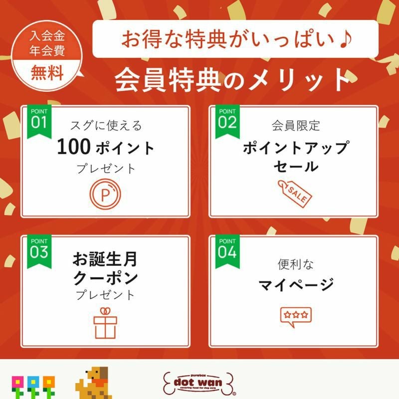 ドットわんごはん4種セット|国産天然食材のおまかせセット|ドットわん公式